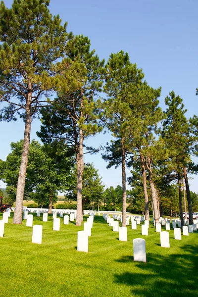 Black Hills National Cemetery Summer South Dakota — стокове фото