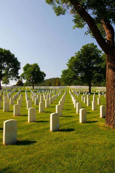 Black Hills National Cemetery Summer South Dakota — Stock Photo, Image