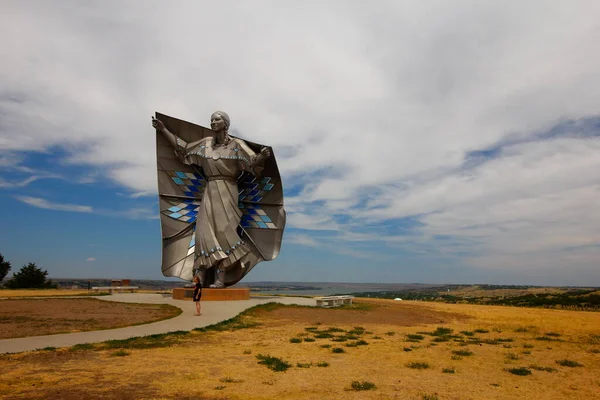 Estatua Dignidad Zona Descanso Chamberlain Dakota Del Sur — Foto de Stock