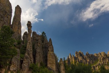 Güney Dakota, Yazın Needles Otobanından Görüntüler