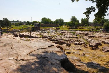 Falls Park Manzarası, Sioux Falls, Güney Dakota