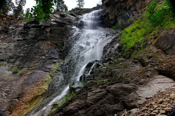 Bridal Veil Falls Spearfish Canyon Scenic Byway Νότια Ντακότα — Φωτογραφία Αρχείου