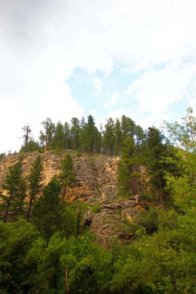 Widok Kanion Spearfish Kanion Spearfish Scenic Byway Dakota Południowa — Zdjęcie stockowe