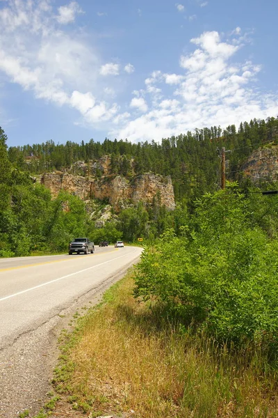 Spearfish Kanyonu Spearfish Kanyonu Manzarası Güney Dakota — Stok fotoğraf