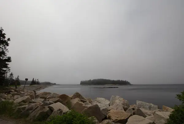 Kilátás Acadia Nemzeti Park Maine — Stock Fotó