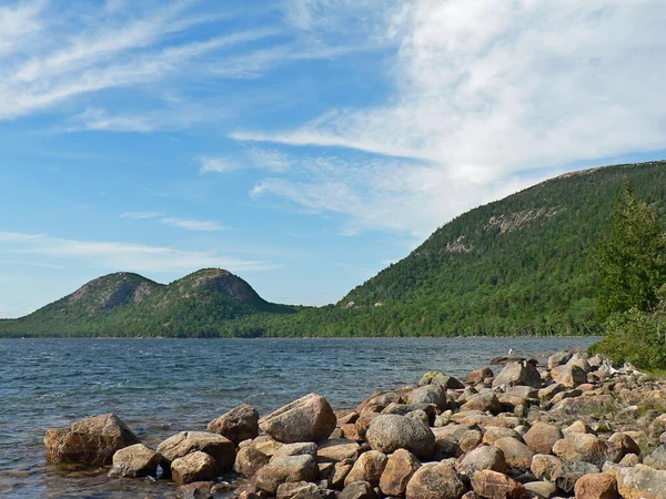 Kilátás Acadia Nemzeti Park Maine — Stock Fotó