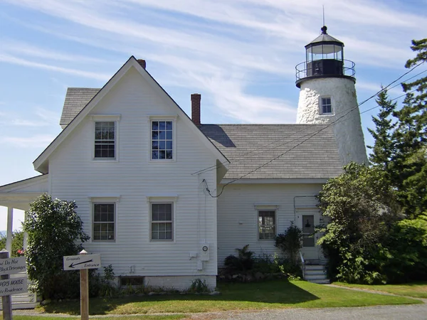 Lighthouse Castine Maine — стокове фото