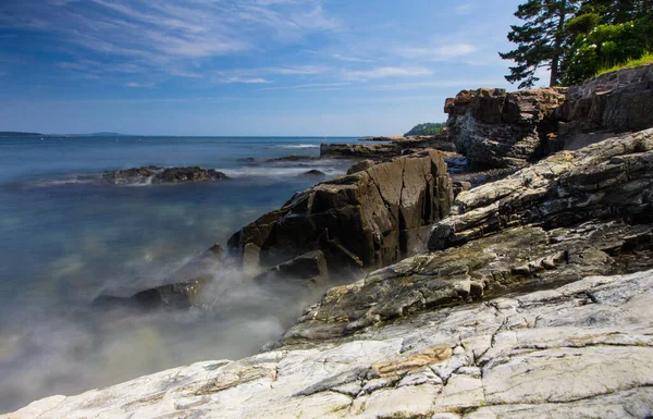 Widok Zatokę Francuską Maine — Zdjęcie stockowe