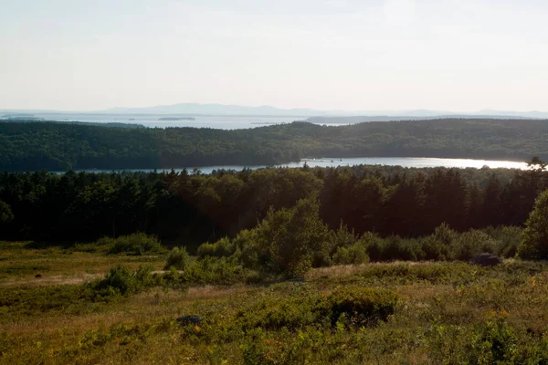 Día Verano Sobre Isla Los Ciervos Maine — Foto de Stock