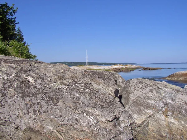 Vista Costa Maine — Fotografia de Stock