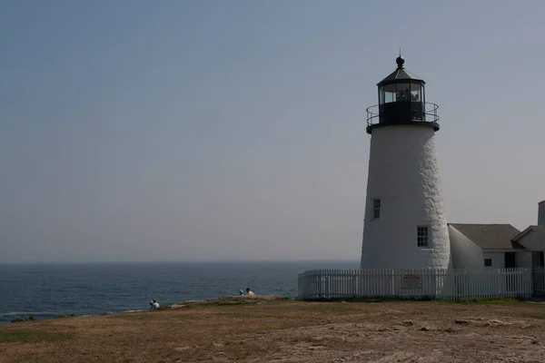Θέα Στο Pemaquid Point Maine — Φωτογραφία Αρχείου