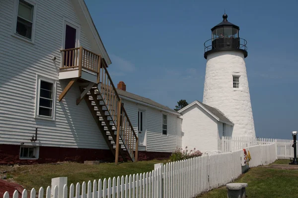 Widok Pemaquid Point Maine — Zdjęcie stockowe