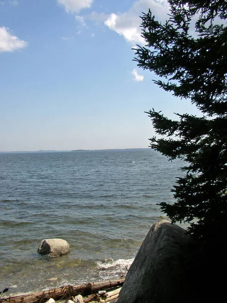 Θέα Προς Penobscot Bay Maine — Φωτογραφία Αρχείου