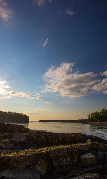 Tidal Falls Preserve Maine — стокове фото