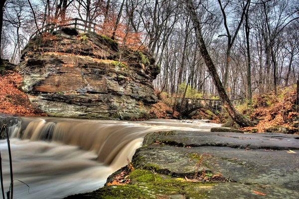 David Fortier River Park Olmstead Falls Ohio — Stockfoto