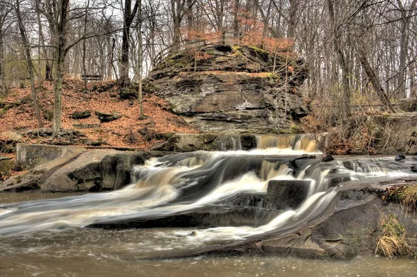 David Fortier River Park Olmstead Falls Ohio — Stockfoto