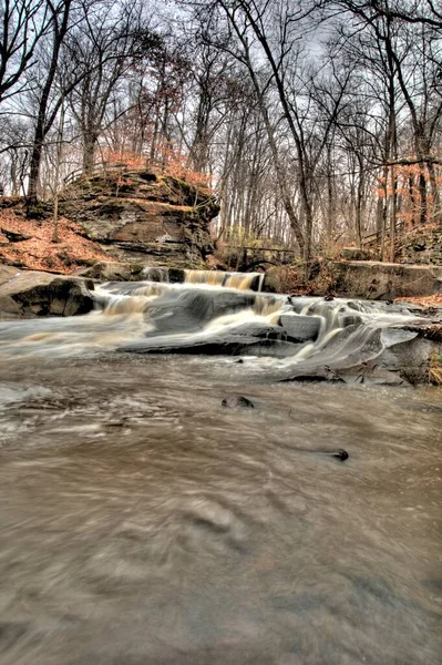 David Fortier River Park Olmstead Vízesés Ohio — Stock Fotó