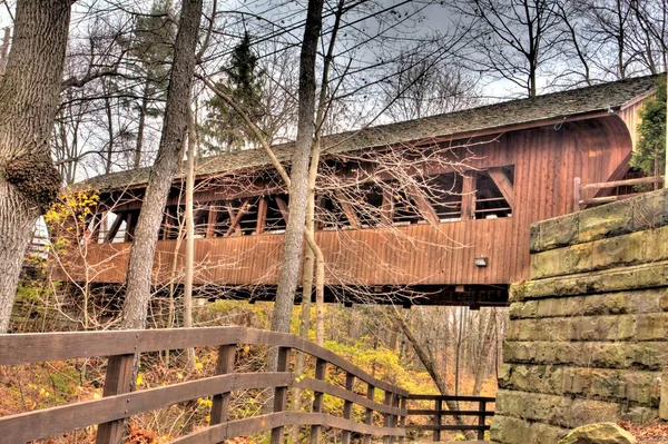 David Fortier River Park Olmstead Falls Ohio — Fotografia de Stock