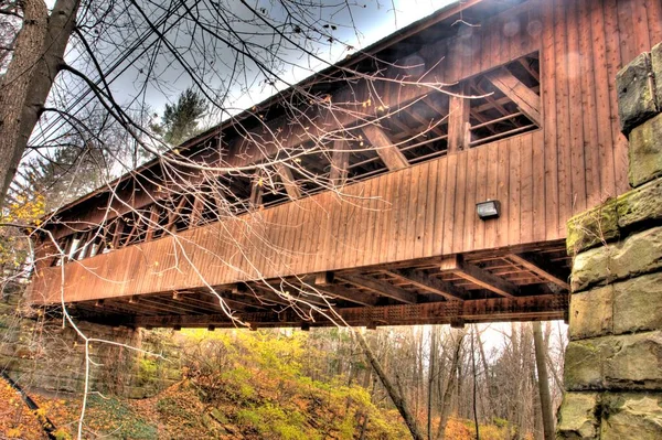 David Fortier River Park Olmstead Falls Ohio — Foto Stock