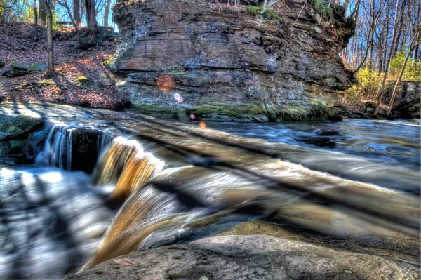 David Fortier River Park Olmstead Falls Ohio — Fotografia de Stock