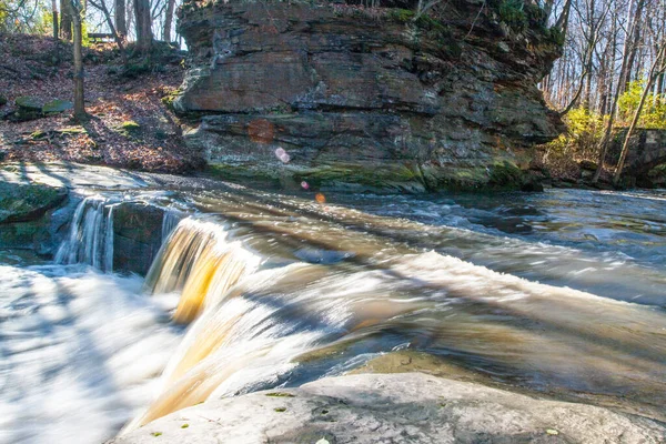 David Fortier River Park Olmstead Falls Ohio — 스톡 사진