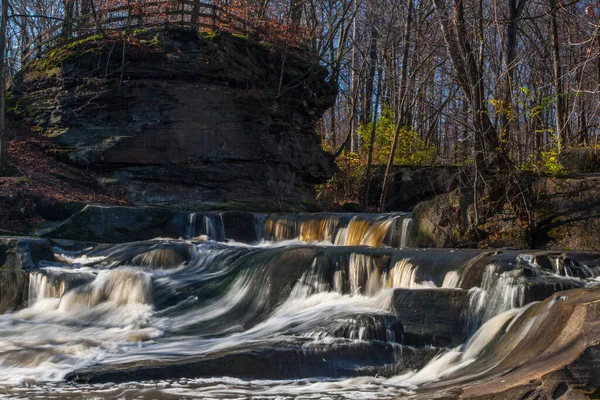 David Fortier River Park Olmstead Falls Ohio — Stockfoto