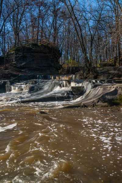 David Fortier River Park Olmstead Falls Ohio — Foto de Stock