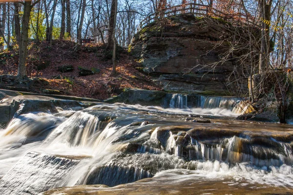 David Fortier River Park Olmstead Falls Ohio — 图库照片