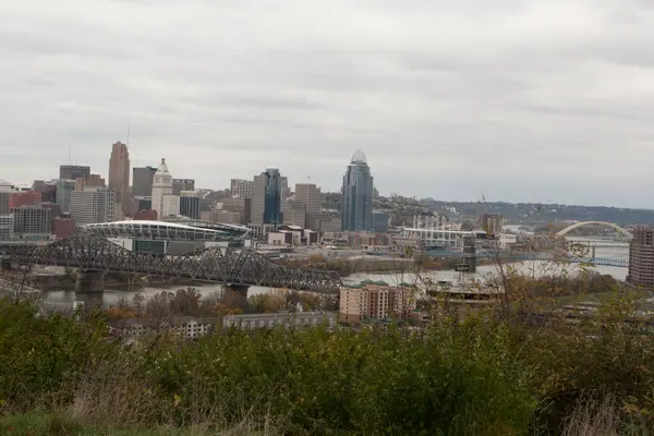 Widok Miasto Cincinnati Ohio — Zdjęcie stockowe