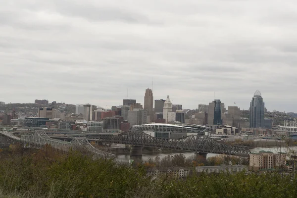 Kilátás Város Cincinnati Ohio — Stock Fotó