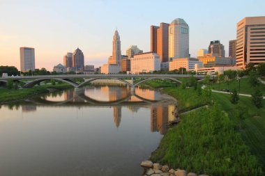 Columbus, Ohio 'nun manzarası