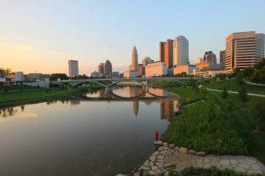 Columbus, Ohio 'nun manzarası