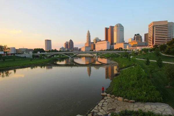 Utsikt Över Staden Columbus Ohio — Stockfoto