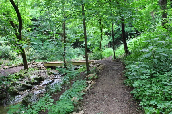 Indian Village Canyon Columbus Ohio — Stockfoto