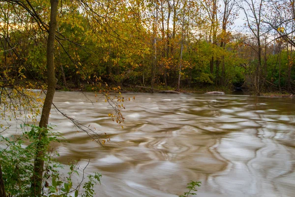 Widok Olentangy Trail Columbus Ohio — Zdjęcie stockowe