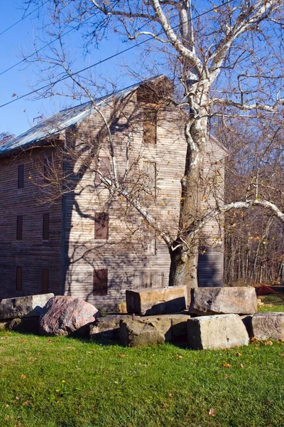 Park Stebelton Rock Mill Fairfield County Ohio — Zdjęcie stockowe