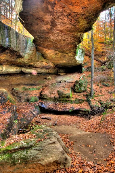 Rockbridge Állami Természetvédelmi Terület Ohio — Stock Fotó