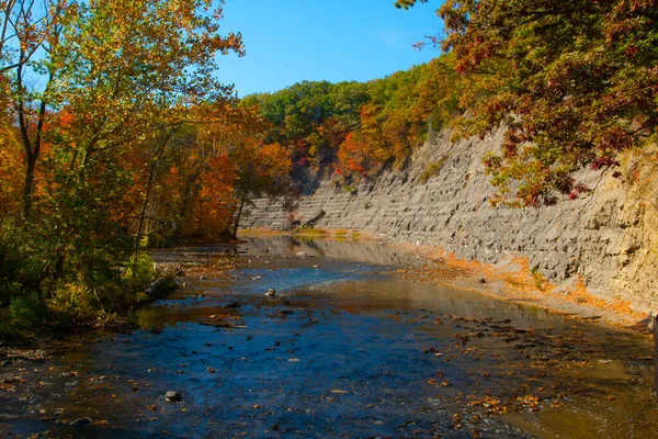 Reserva Rocky River Fall Cleveland Ohio —  Fotos de Stock