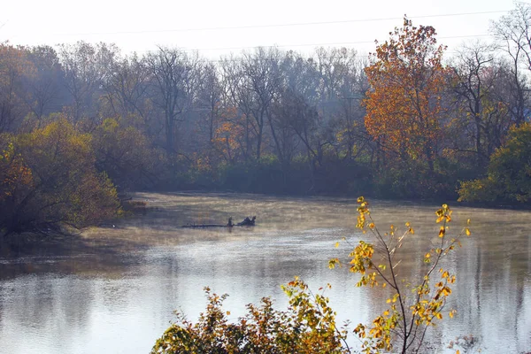 Alum Creek Park North Westerville Ohio Herbst — Stockfoto