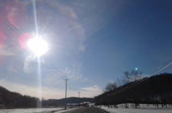 Varie Scene Invernali All Aperto Ohio — Foto Stock