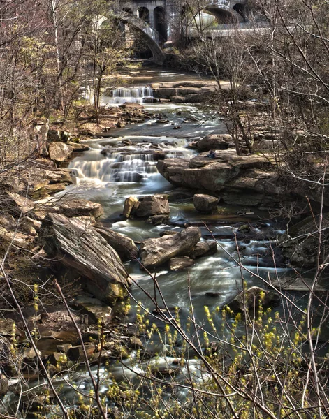 Berea Falls Overlook Berea Ohio — стокове фото