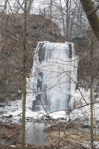 Dam Dam Şelalesi Homewood Parkı Lorain Ohio — Stok fotoğraf