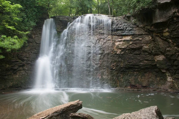 Hayden Run Falls Park Columbus Ohio — Stock fotografie