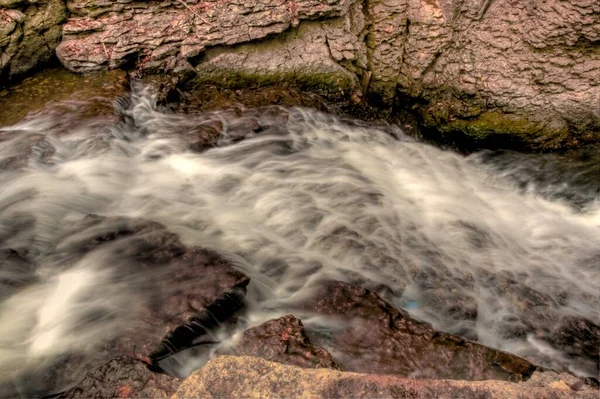 Indian Run Falls Park Dublin Ohio — Stockfoto