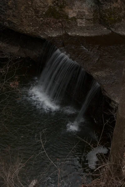 Indian Run Falls Park Dublin Ohio — Stockfoto