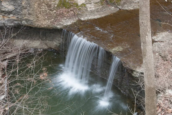 Indian Run Falls Park Dublin Ohio — Stock Photo, Image