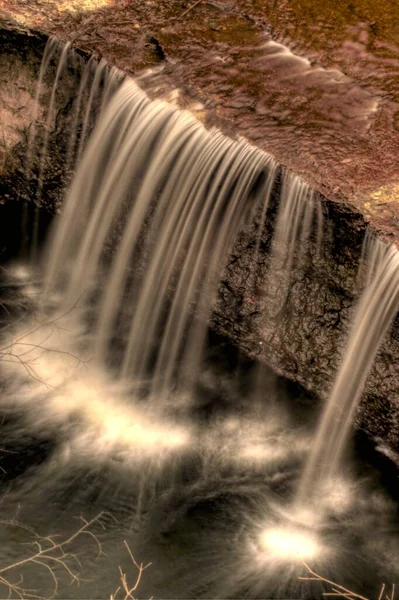 Indian Run Falls Parkı Dublin Ohio — Stok fotoğraf