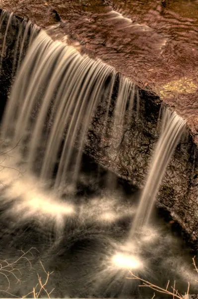 Indian Run Falls Park Dublino Ohio — Foto Stock