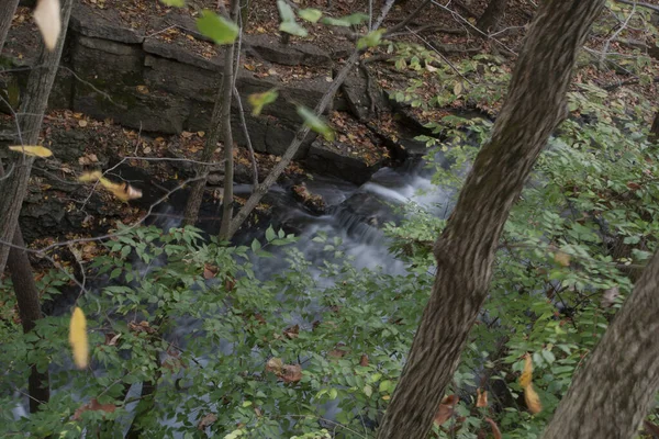 Indian Run Falls Park Dublin Ohio — Stockfoto