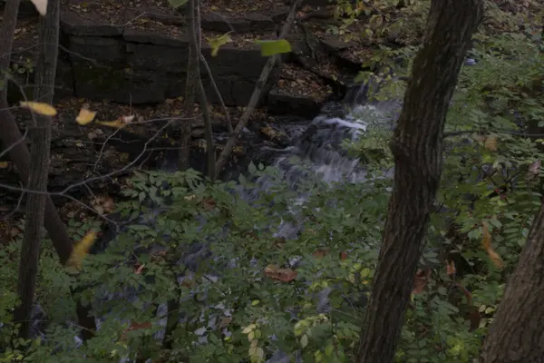 Indian Run Falls Park Dublin Ohio — Stockfoto